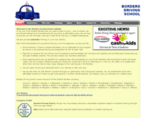 Tablet Screenshot of bordersdrivingschool.co.uk